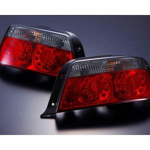 D-MAX LEDクリスタルテールランプ スモーク 左右セット チェイサー
