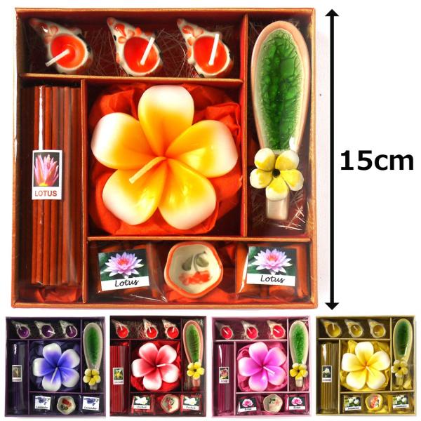 アロマギフトBOX Lサイズ 退職ギフトお返しプチギフト アロマキャンドルとお香が入ったアロマグッズ...