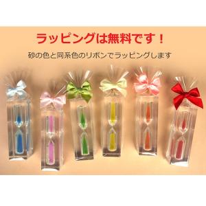 【50%OFF!ワケあり】クリアキューブ砂時計...の詳細画像2