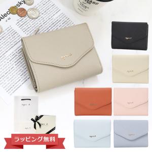 agnes b. レディース 二つ折り財布 天然皮革 アニエスベー 財布