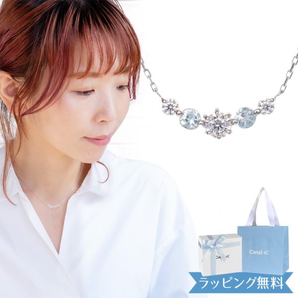 リボン済＆紙袋 4℃ カナルヨンドシー ネックレス シルバーネックレス canal4℃ レディース ...