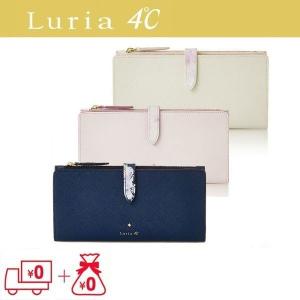 Luria4℃ ルリアヨンドシー 財布 二つ折り 薄型長財布...