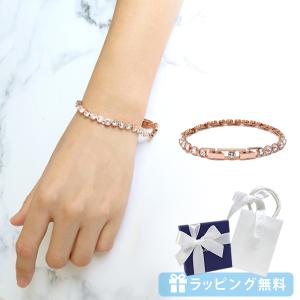 スワロフスキー SWAROVSKI TENNIS ブレスレット(ローズゴールド