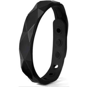 ブレスレット サイズ調整可能 静電気除去 スポーツ アクセサリー ブラック