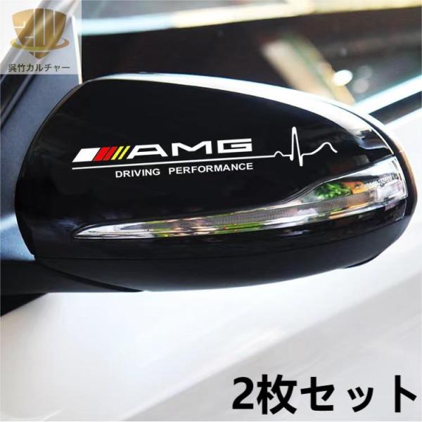 ベンツ　AMG　転写式　サイドミラーステッカー ドレスアップ