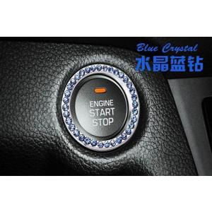 車 エンジン ボタン カバー リング ピンク スタート スターター プッシュ