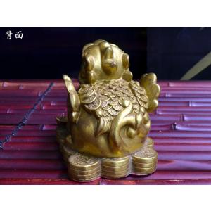 ヒキュウの置物 招財古銭貔貅 宝くじの詳細画像2