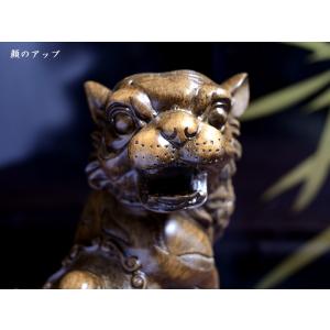 虎の置物 招財虎(福多財多)樹脂彫刻工芸 古銭...の詳細画像1