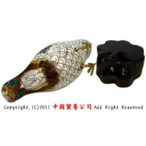 景泰藍 雷鳥(ライチョウ)の詳細画像3