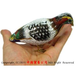 景泰藍 雷鳥(ライチョウ)の詳細画像4