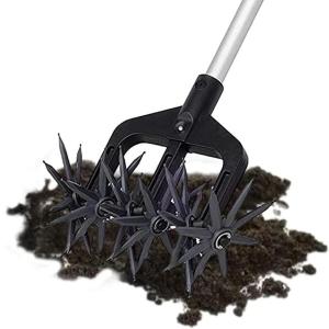 2023最新 耕運機 手押し コードレス 回転式 耕うん 手動式耕うん機 種まきツール ミニ耕運機 手動式 除草 家庭用 省力化 耐久性 畑 耕す 家庭菜園 耕うん作業 外