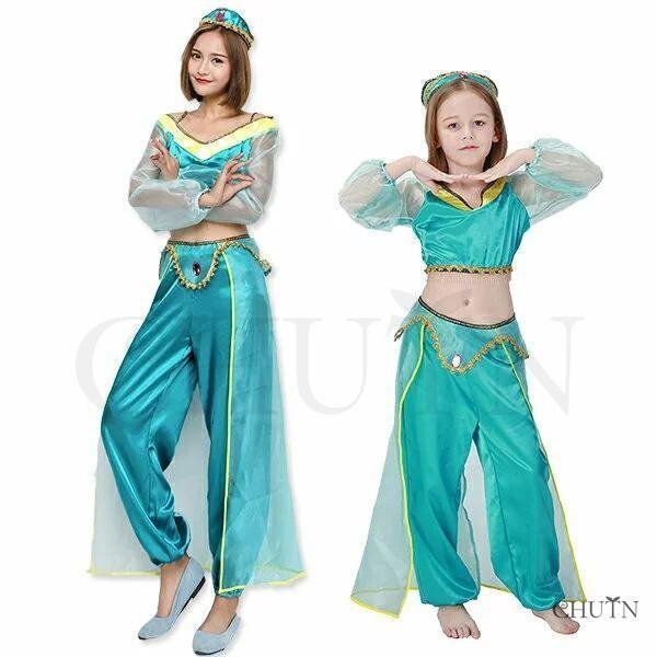 ハロウィン衣装 コスプレ アラジン 魔法のランプ 親子仮装 コスチューム アラビアン ベリーダンス ...