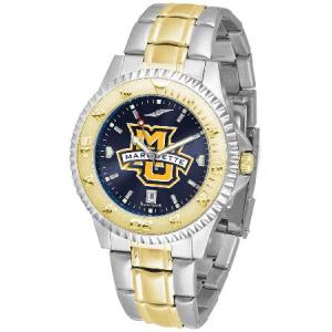 特別価格Sun Time Marquette Golden Eagles Men's Competitor Steel Watch Two-Tone Gold/Silver with Anochrome Dial並行輸入｜ctykjl88