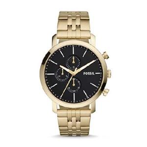 特別価格Fossil Luther BQ2329 クロノグラフ ゴールドトーン ステンレススチール 腕時計並行輸入