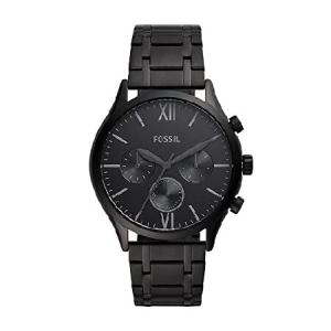 特別価格Fenmore ミッドサイズ 多機能 ブラック ステンレススチール 腕時計, Black並行輸入｜ctykjl88