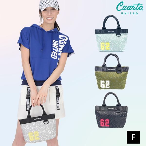 カートバッグ ゴルフバッグ 内ポケット 星モチーフ スマイル総柄 クアルトユナイテッド ゴルフグッズ...