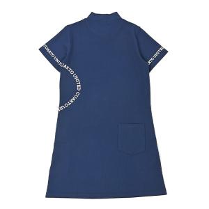 Aラインワンピース 半袖 カットソー スマイル...の詳細画像1