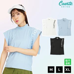 Cuarto UNITED（クアルトユナイテッド） 肩フリルポロシャツ 裾脇