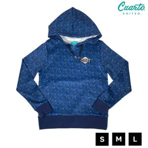 ゴルフ パーカー 20FW クアルトユナイテッド ロゴ 総柄