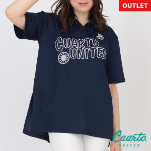 ゴルフ ポロシャツ 21SS クアルトユナイテッド ロゴ ビッグ サイズ シルエット