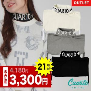 ゴルフ タートルネック 22FW クアルトユナイテッド 付け レディース｜cuartounited