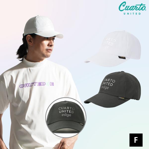 キャップ コーデュラナイロン EDGE 立体ロゴ メンズ クアルトユナイテッド ゴルフグッズ 帽子 ...
