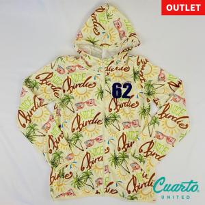 ゴルフ パーカー クアルトユナイテッド 総柄 ZIP UV カット・接触