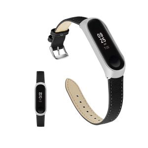 &lt;在庫処分セール&gt;シャオミ Mi Band 3/ 4 レザーバンド 交換革ベルト 7種