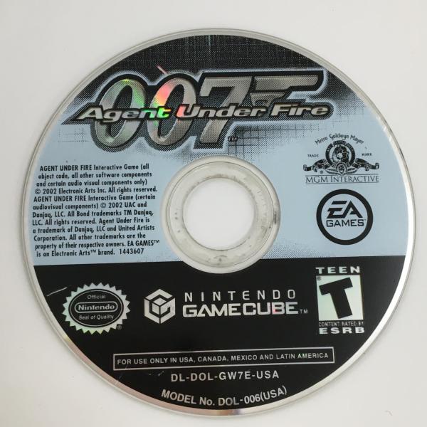 ♪) ニンテンドー ゲームキューブ NGCソフト 海外版 007 Agent under fire ...