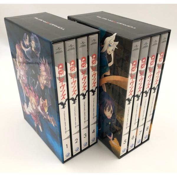 ♪) DVD 東京レイヴンズ 初回限定版 BOX付き 全8巻セット あざの耕平 [80]