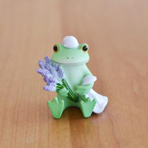 カエル コポーシリーズ ミニガーデン 帽子を花かごに Copeau コポー