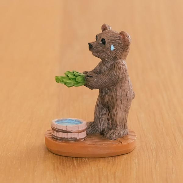 カエルの置物 クマ 置物 サウナ 熱波を送るクマ Copeau コポー クマ置物 熊置物 置き物 熊...