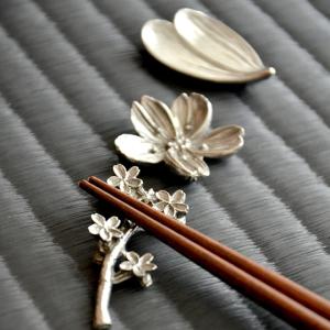 箸置き おしゃれ 錫 すず 箸置き 藍花 Aika 箸おき