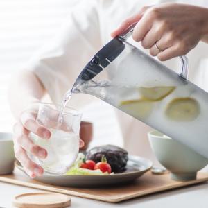 ピッチャー 冷水筒 耐熱 パッキンなし 麦茶ポ...の詳細画像1