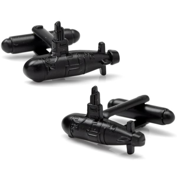 ALTR/EGO カフスボタン カフス ブラック 3D USサブマリン 潜水艦 カフリンクス