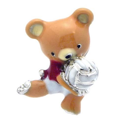 ピンズ ラペルピン バレーボール スポーツ クマ スワンク SWANK ニューヨーク発 ブランド