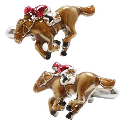 カフス カフスボタン SWANK スワンク 競馬 馬 サラブレッド カフリンクス メンズアクセサリー...