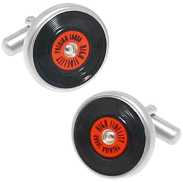 カフス カフスボタン SWANK スワンク レコード 音盤 カフリンクス メンズアクセサリー ニュー...