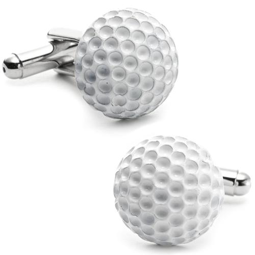 カフスボタン カフス エナメル ゴルフ ボール カフリンクス