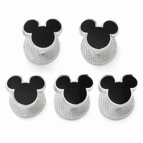 Disney ミッキー シルエット スタッドボタン