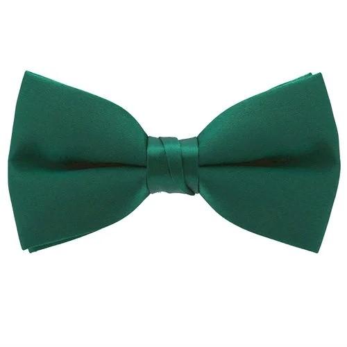 子供用 蝶ネクタイ ダークグリーン ボウタイ 簡易装着 簡単 発表会 入園式 入学式