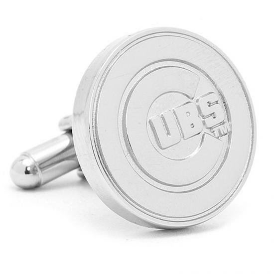 シカゴ カブス MLB メジャーリーグ カフリンクス メンズアクセサリー シルバー エディション