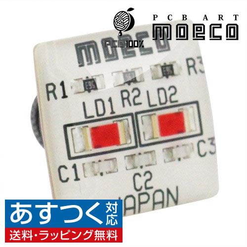 ピンズ ラペルピン ホワイト 基盤 MOECO ピン