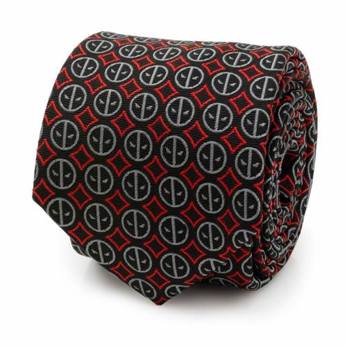 ネクタイ デッドプール Deadpool ブラック MARVEL