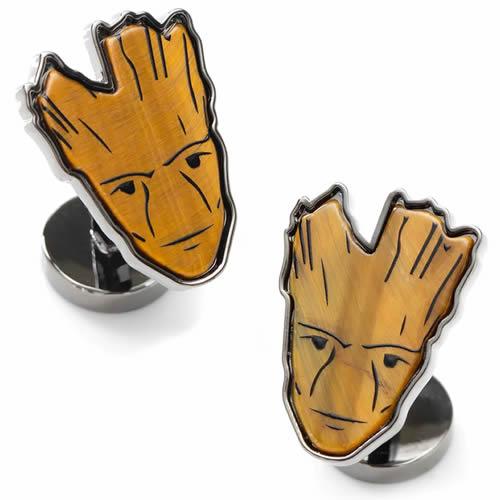 MARVEL アイ アム グルート I Am Groot タイガーアイ カフス マーベル カフスボタ...