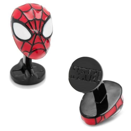カフスボタン カフス スパイダーマン MARVEL マーベル Spiderman 3D カフリンクス