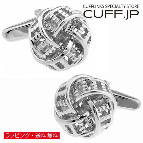 カフスボタン トラック ノット カフス カフリンクス メンズアクセサリー