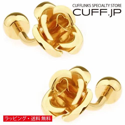 カフス カフスボタン ローズ ゴールド カフリンクス メンズアクセサリー