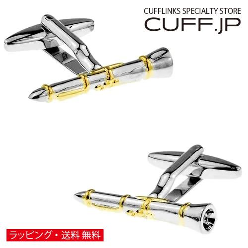 カフスボタン カフス クラリネット カフリンクス メンズアクセサリー