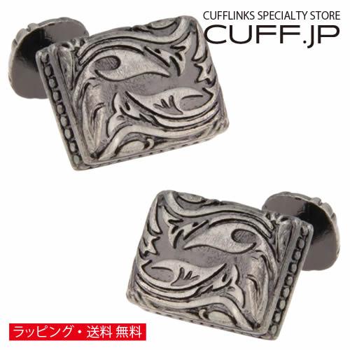 カフスボタン カフス クラシック リーフ 洋風唐草模様 カフリンクス メンズアクセサリー